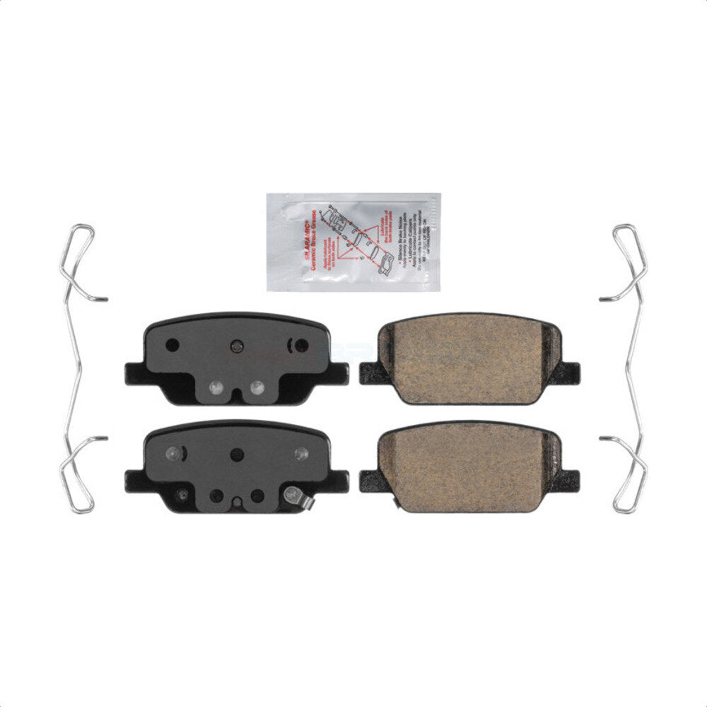 Rear Ceramic Disc Brake Pads NWF-PRC2219 For Mazda 3 CX-30 Sport MX-30 EV by AmeriBRAKES