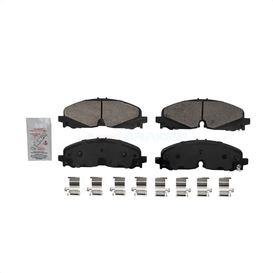Front Ceramic Disc Brake Pads NWF-PRC2371 For Chevrolet GMC Cadillac Traverse Acadia Blazer XT5 XT6