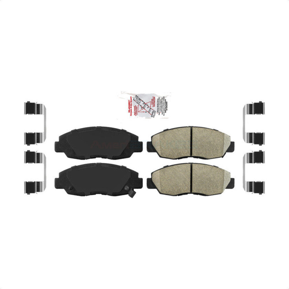 Front Ceramic Disc Brake Pads NWF-PRC465 For Honda Accord Acura CL by AmeriBRAKES