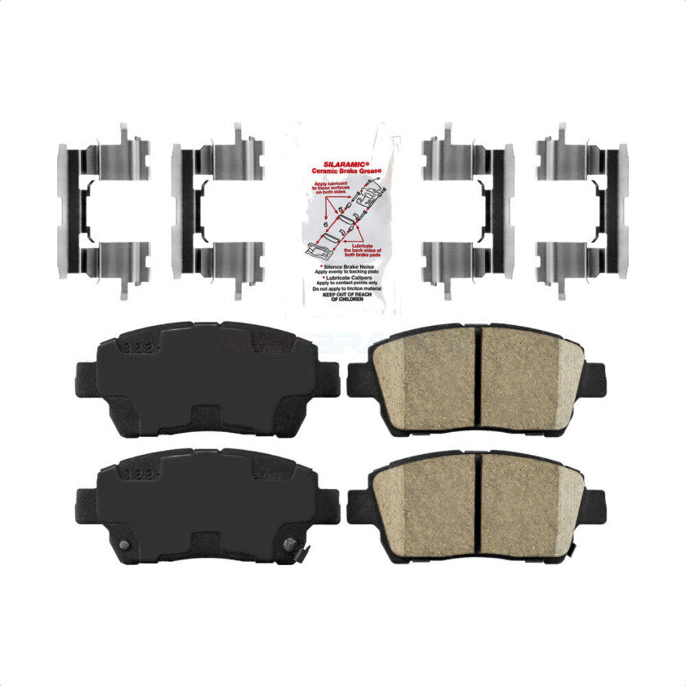 Front Ceramic Disc Brake Pads NWF-PRC822 For Toyota Prius Scion xB xA Echo Celica MR2 Spyder iQ by AmeriBRAKES