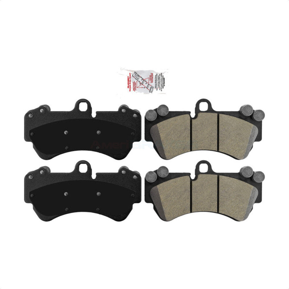 Front Semi-Metallic Disc Brake Pads NWF-PRM1007 For Porsche Cayenne Volkswagen Touareg Mercedes-Benz G550 4x4 by AmeriBRAKES