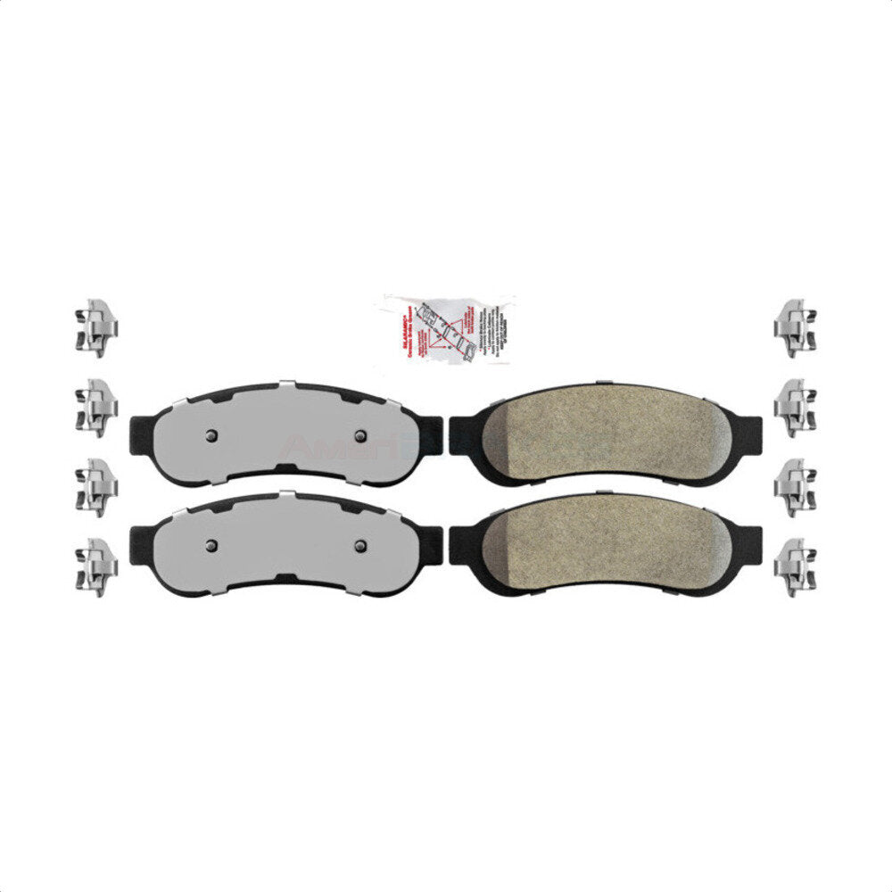 Rear Semi-Metallic Disc Brake Pads NWF-PRM1067 For Ford F-350 Super Duty by AmeriBRAKES