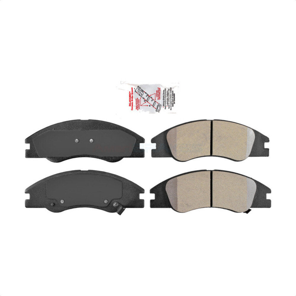 Front Semi-Metallic Disc Brake Pads NWF-PRM1074 For Kia Spectra Spectra5 by AmeriBRAKES