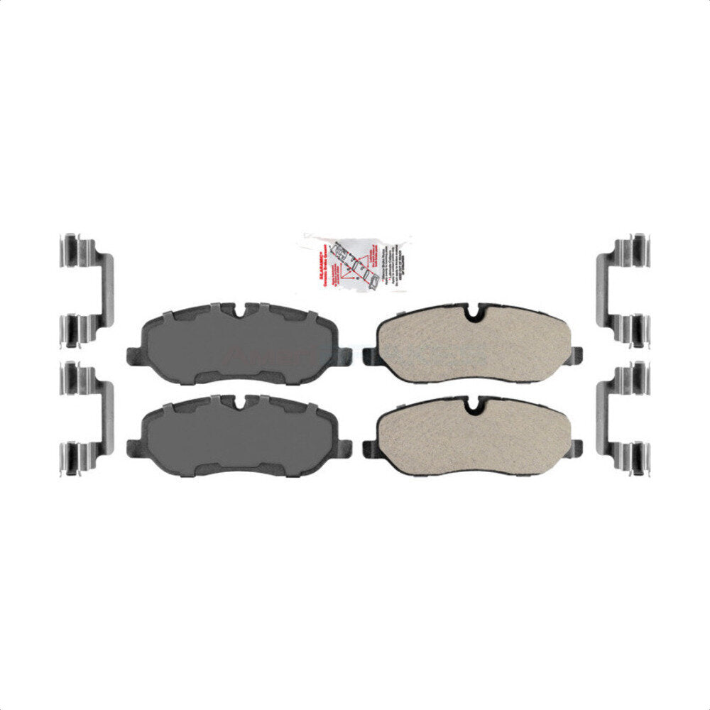 Front Semi-Metallic Disc Brake Pads NWF-PRM1098 For Land Rover Range Sport LR3 by AmeriBRAKES