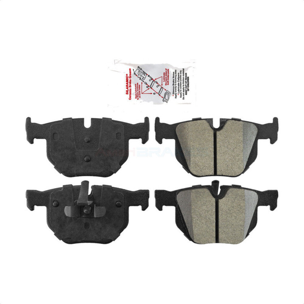 Rear Semi-Metallic Disc Brake Pads NWF-PRM1170 For BMW 335i X1 xDrive 330i 335xi 335d 330xi 335is by AmeriBRAKES