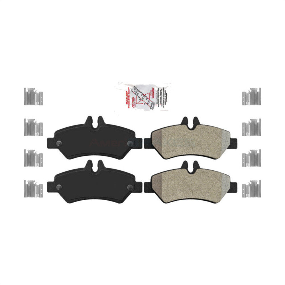 Rear Semi-Metallic Disc Brake Pads NWF-PRM1317 For Sprinter 2500 Mercedes-Benz Freightliner Dodge 3500 by AmeriBRAKES