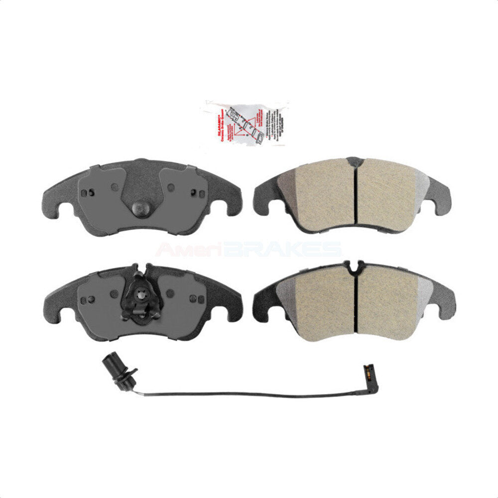 Front Semi-Metallic Disc Brake Pads NWF-PRM1322 For Audi Q5 A4 Quattro A6 A5 S5 S4 A7 allroad by AmeriBRAKES