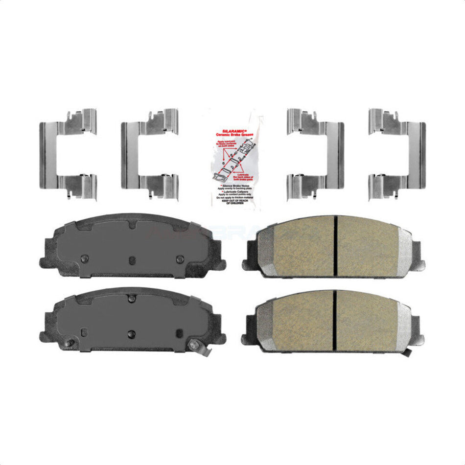 Front Semi-Metallic Disc Brake Pads NWF-PRM1351 For Pontiac G8 by AmeriBRAKES