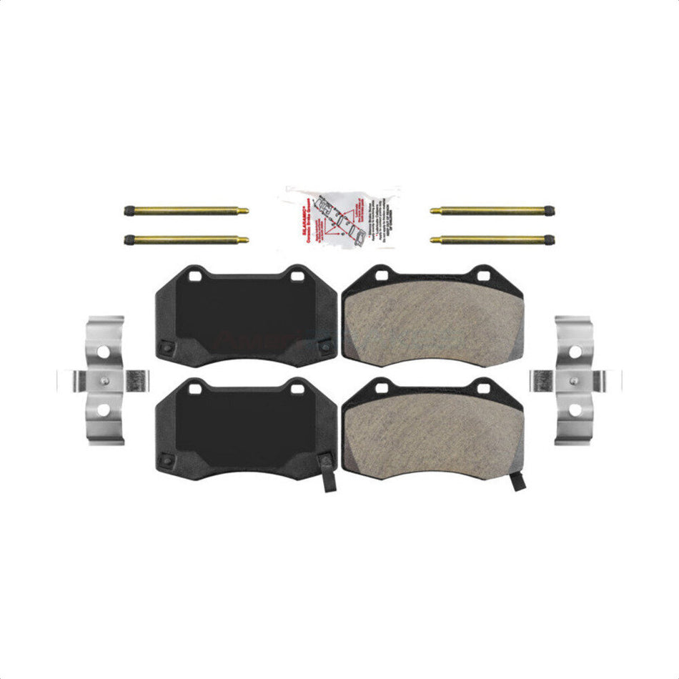 Front Semi-Metallic Disc Brake Pads NWF-PRM1379B For 2016-2021 Mazda MX-5 Miata