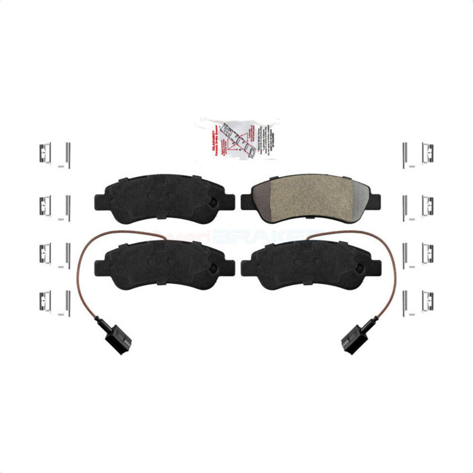 Rear Semi-Metallic Disc Brake Pads NWF-PRM1490 For Ram ProMaster 2500 3500 1500 With Solid Rotor