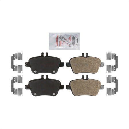 Rear Semi-Metallic Disc Brake Pads NWF-PRM1646 For Mercedes-Benz GLA250 CLA250 INFINITI QX30 SLK250 SLK350 SLC300 SLK300 B Electric Drive B250e B250 by AmeriBRAKES