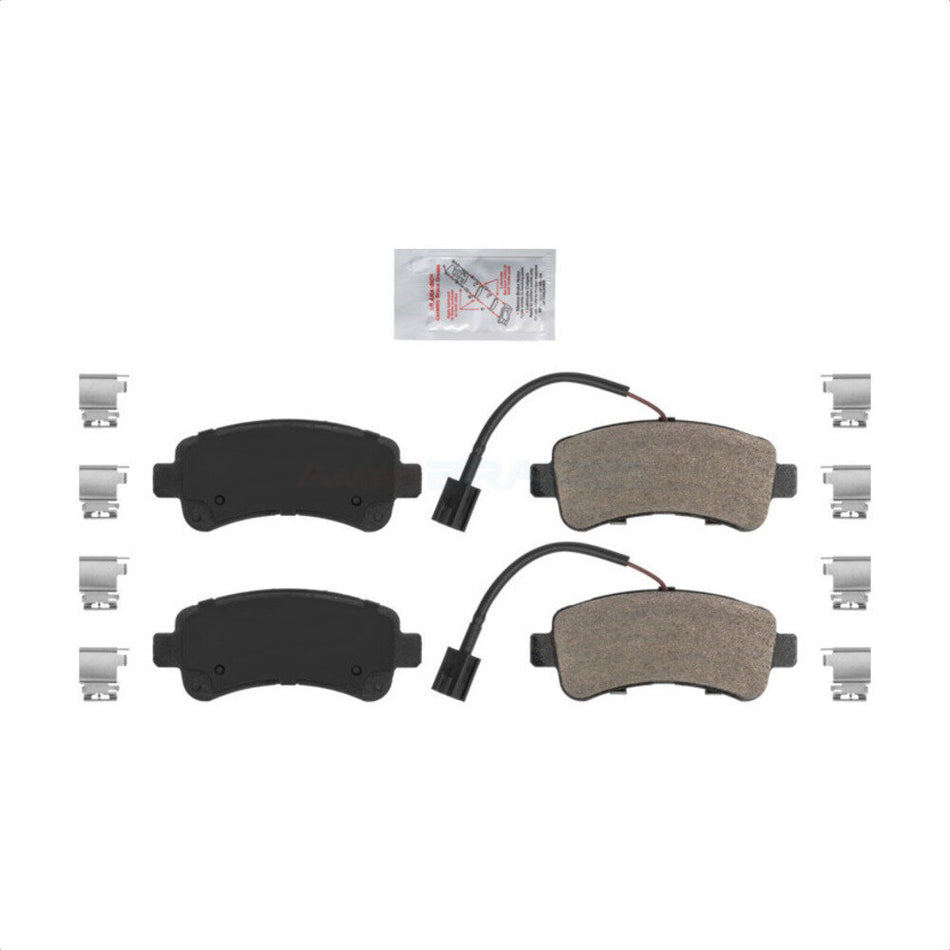 Rear Semi-Metallic Disc Brake Pads NWF-PRM1746 For Ram ProMaster 1500 2500 3500 by AmeriBRAKES