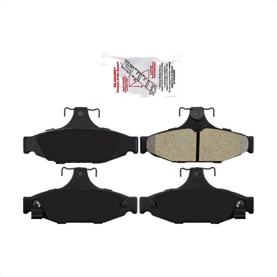 Rear Semi-Metallic Disc Brake Pads NWF-PRM413 For Chevrolet Corvette Camaro Pontiac Firebird