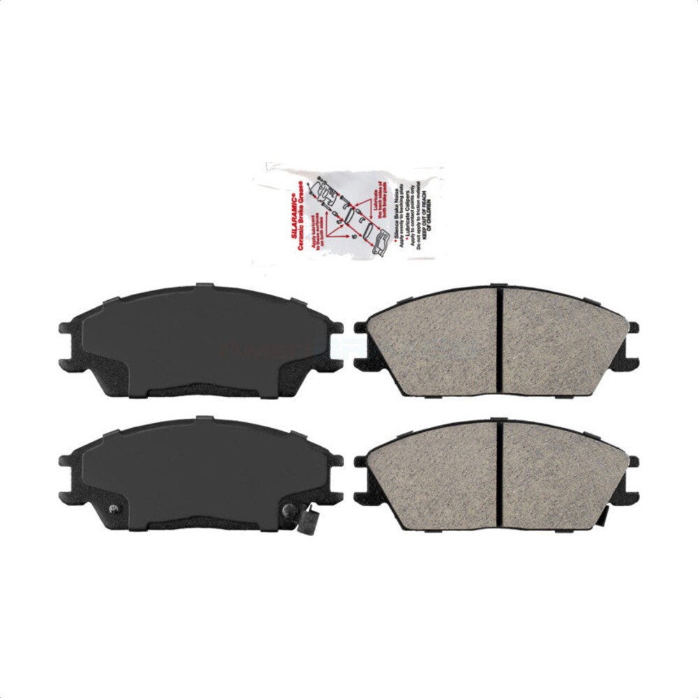 Front Semi-Metallic Disc Brake Pads NWF-PRM440 For Hyundai Accent Excel Scoupe Mitsubishi Precis Stellar by AmeriBRAKES