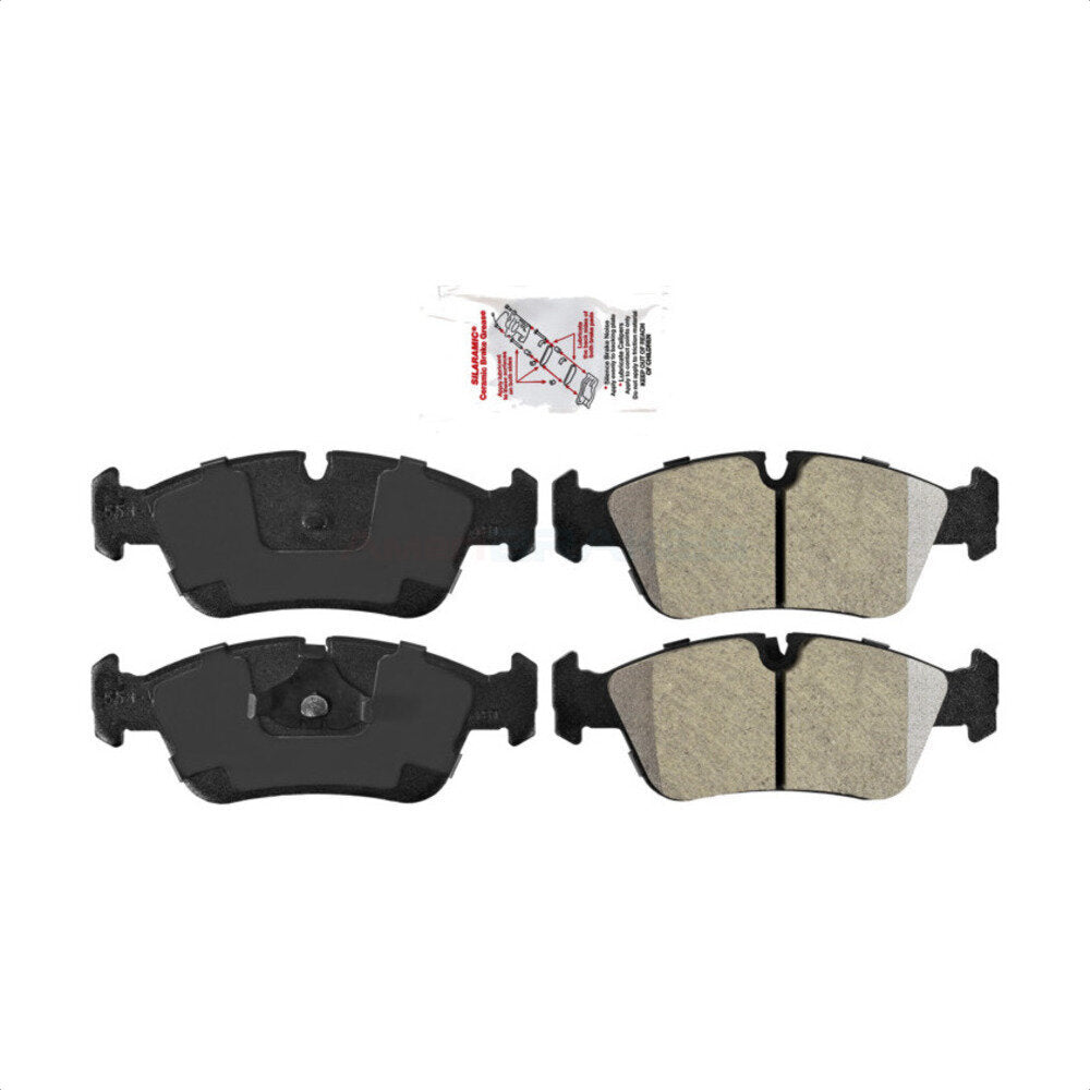 Front Semi-Metallic Disc Brake Pads NWF-PRM558 For BMW 325i Z3 325Ci Z4 328i 323i 325xi 318i 323Ci 318ti 325is 328is 328Ci 318is 323is 320i by AmeriBRAKES