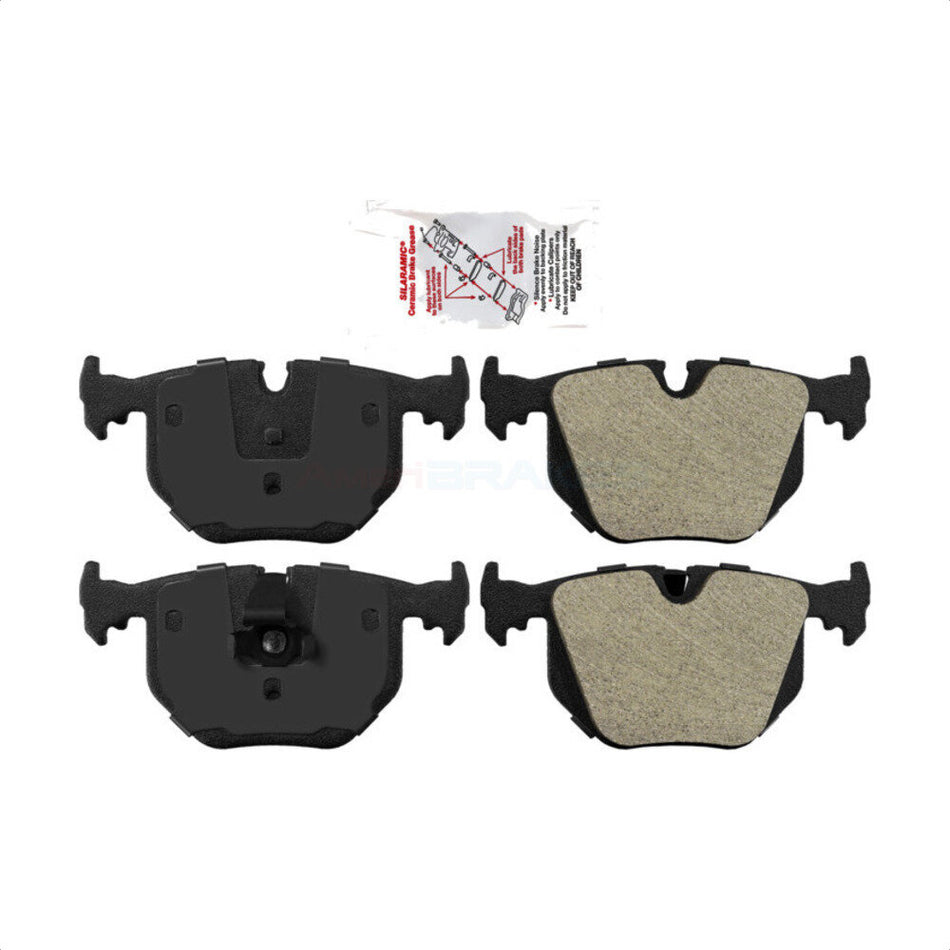 Rear Semi-Metallic Disc Brake Pads NWF-PRM683 For BMW X3 X5 330Ci Z4 M3 330i 330xi M5 740i Land Z8