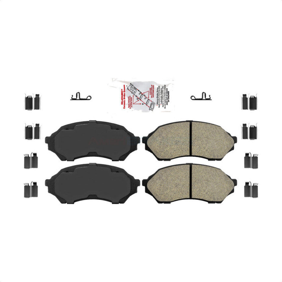 Front Semi-Metallic Disc Brake Pads NWF-PRM798 For Mazda Protege by AmeriBRAKES