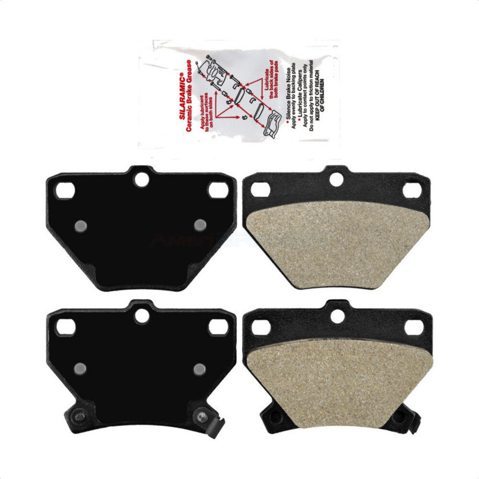 Rear Semi-Metallic Disc Brake Pads NWF-PRM823 For Toyota Corolla Matrix Pontiac Vibe Celica by AmeriBRAKES