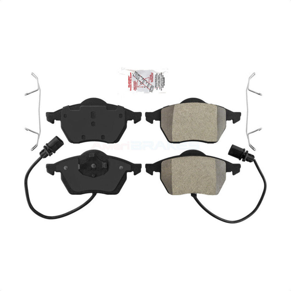 Front Semi-Metallic Disc Brake Pads NWF-PRM840 For Audi A4 Quattro Volkswagen Passat A6 RS6 S6 S4