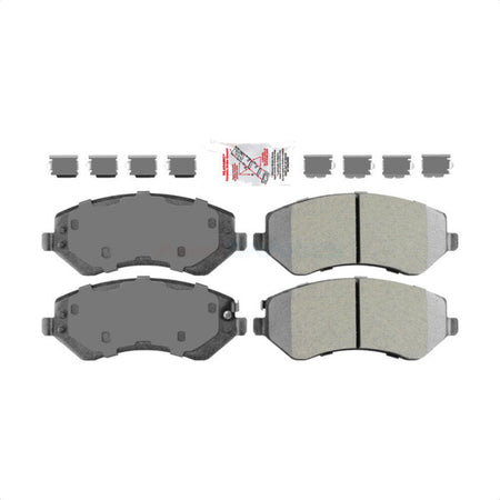 Front Semi-Metallic Disc Brake Pads NWF-PRM856 For Dodge Jeep Liberty Grand Caravan Chrysler Town & Country Voyager by AmeriBRAKES