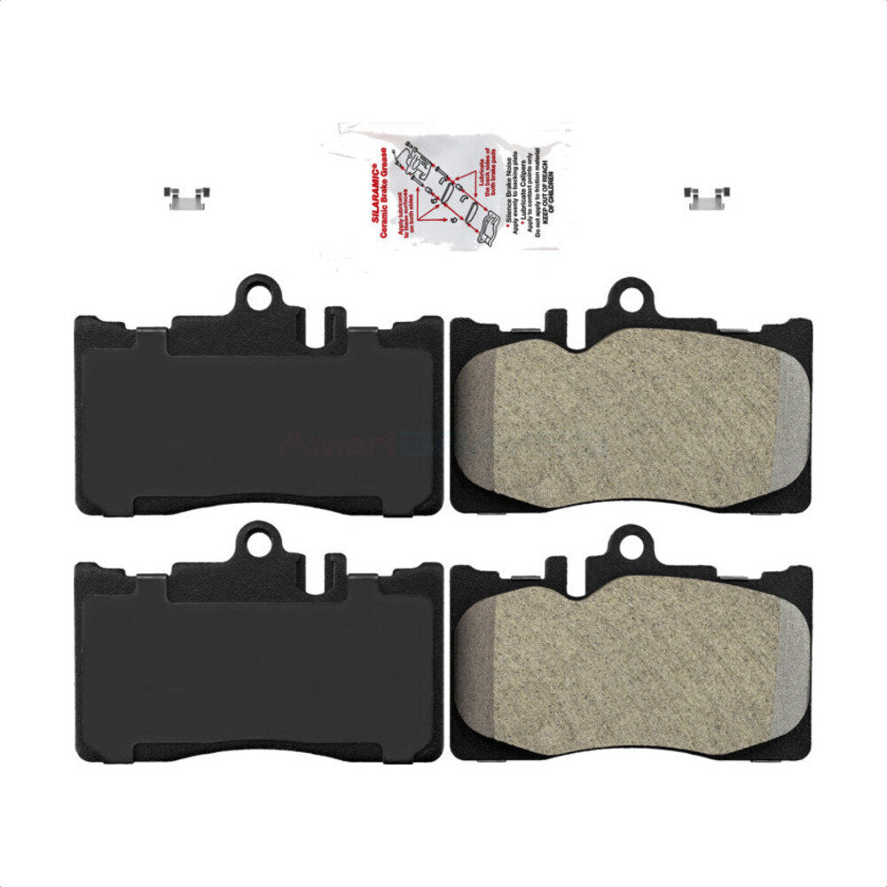 Front Semi-Metallic Disc Brake Pads NWF-PRM870 For 2001-2006 Lexus LS430 by AmeriBRAKES