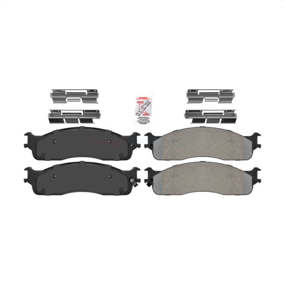 Front Semi-Metallic Disc Brake Pads NWF-PRM965 For Dodge Ram 2500 1500 3500 by AmeriBRAKES