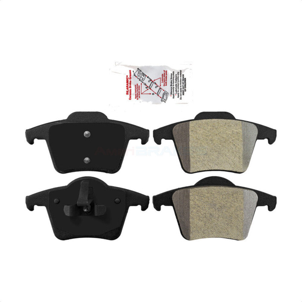 Rear Semi-Metallic Disc Brake Pads NWF-PRM980 For 2003-2014 Volvo XC90 by AmeriBRAKES