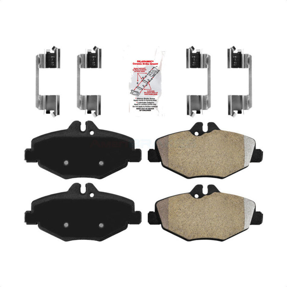 Front Semi-Metallic Disc Brake Pads NWF-PRM987 For Mercedes-Benz E350 E320 by AmeriBRAKES