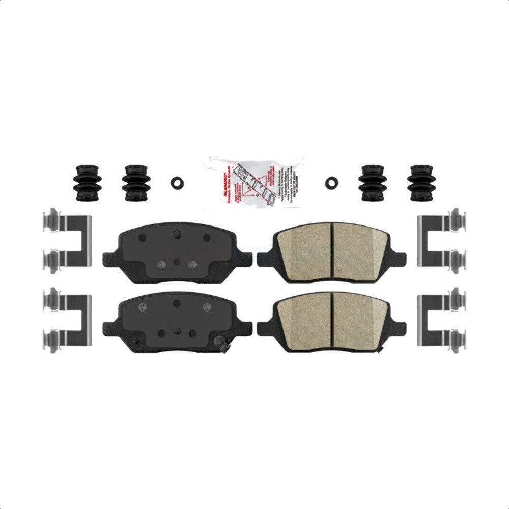 Rear Ceramic Disc Brake Pads NWF-PTC1093 For Chevrolet Uplander Pontiac Montana Buick Terraza Saturn Relay VPG MV-1 by AmeriBRAKES