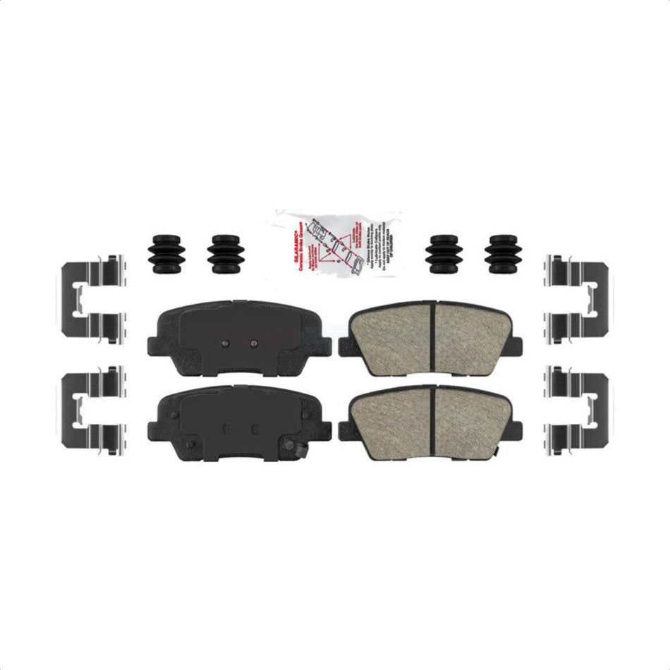 Rear Ceramic Disc Brake Pads NWF-PTC1284 For Hyundai Genesis Coupe Kia Sedona Entourage Borrego K900