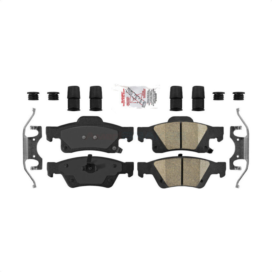 Rear Ceramic Disc Brake Pads NWF-PTC1498 For Jeep Grand Cherokee Dodge Durango WK by AmeriBRAKES