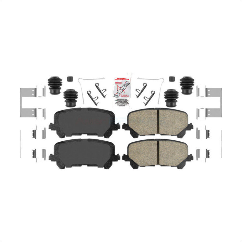 Rear Ceramic Disc Brake Pads NWF-PTC1724 For Honda Pilot Ridgeline Passport Acura MDX