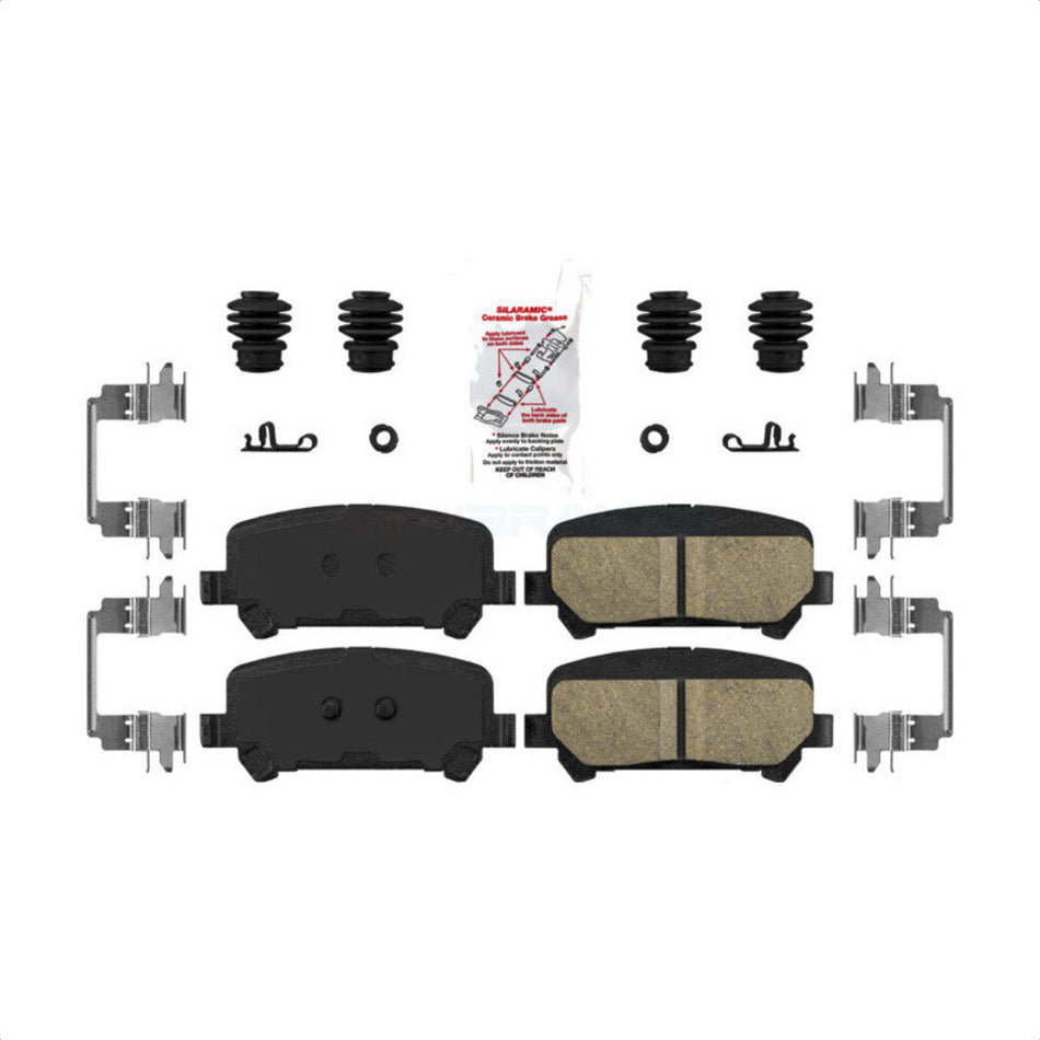 Rear Ceramic Disc Brake Pads NWF-PTC1806 For 2015-2020 Chevrolet Colorado GMC Canyon