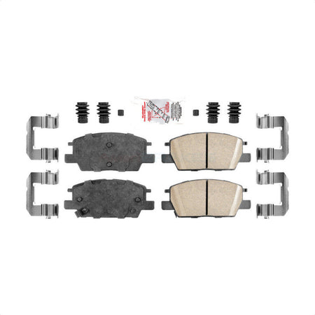 Front Ceramic Disc Brake Pads NWF-PTC1913 For Chevrolet Equinox Malibu GMC Terrain Buick LaCrosse Regal Sportback TourX by AmeriBRAKES