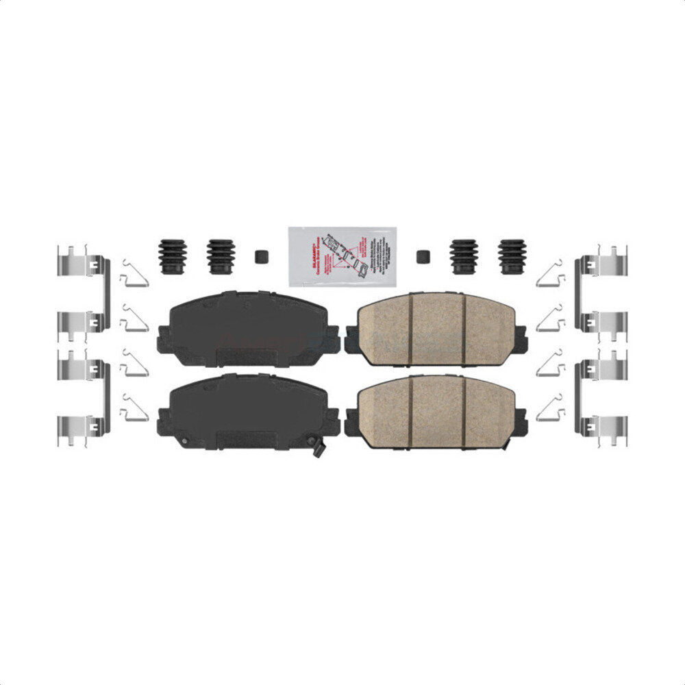 Front Ceramic Disc Brake Pads NWF-PTC2036 For Honda CR-V HR-V by AmeriBRAKES