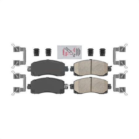 Front Ceramic Disc Brake Pads NWF-PTC2045 For Subaru Crosstrek Impreza Forester Outback Legacy by AmeriBRAKES