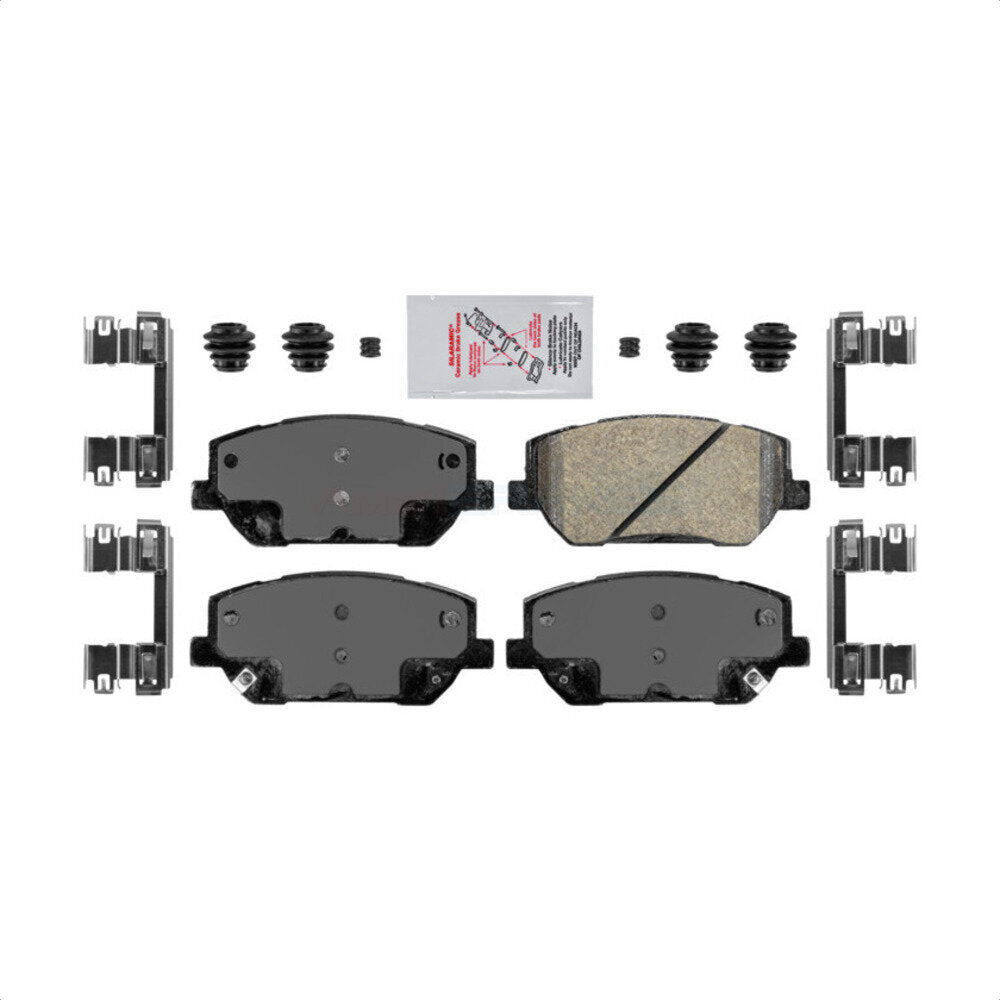 Front Ceramic Disc Brake Pads NWF-PTC2198 For 2019-2020 Hyundai Santa Fe by AmeriBRAKES