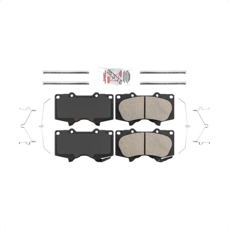 Front Ceramic Disc Brake Pads NWF-PTC976A For Toyota Tacoma 4Runner Tundra Lexus Sequoia GX460 FJ Cruiser GX470 Mitsubishi Montero by AmeriBRAKES