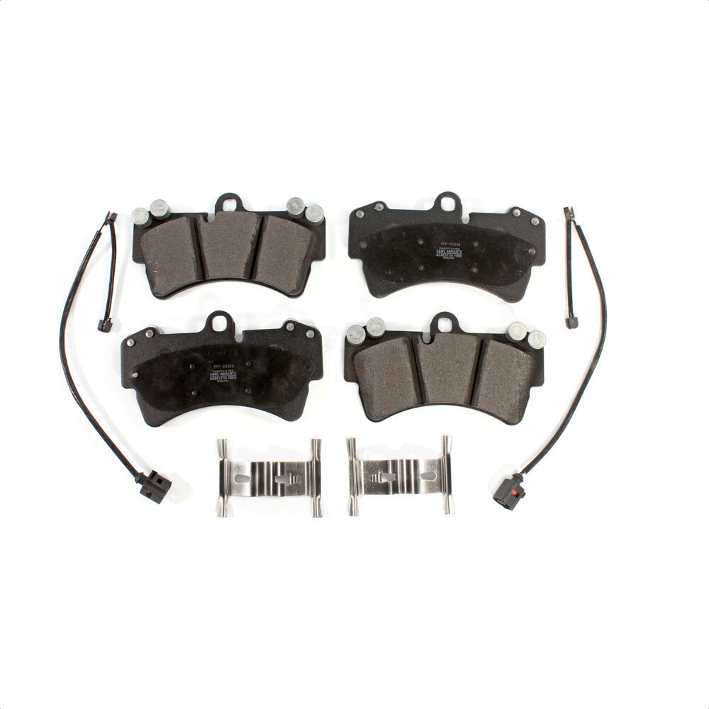 Front Semi-Metallic Disc Brake Pads PPF-D1014 For Audi Q7 Porsche Cayenne Volkswagen Touareg R8 by Positive Plus