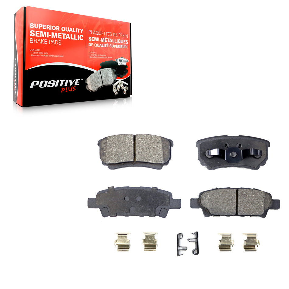 Rear Semi-Metallic Disc Brake Pads PPF-D1037 For Jeep Mitsubishi Lancer Patriot Dodge Chrysler 200