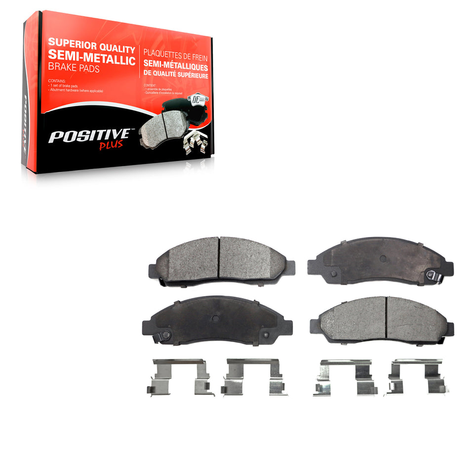 Front Semi-Metallic Disc Brake Pads PPF-D1039 For Chevrolet Colorado GMC Canyon Isuzu i-280 i-350