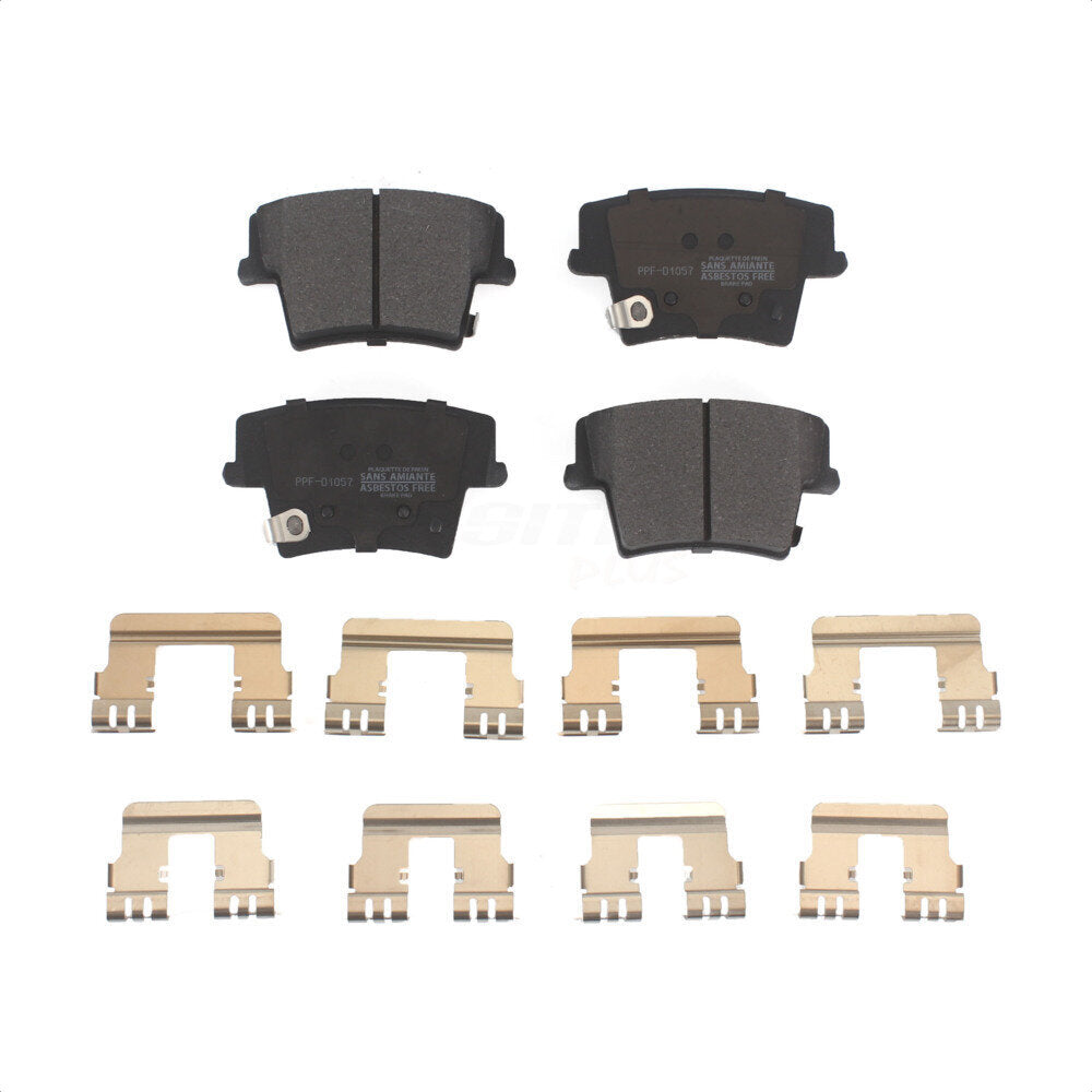 Rear Semi-Metallic Disc Brake Pads PPF-D1057 For Dodge Charger Chrysler 300 Challenger Magnum Avenger by Positive Plus