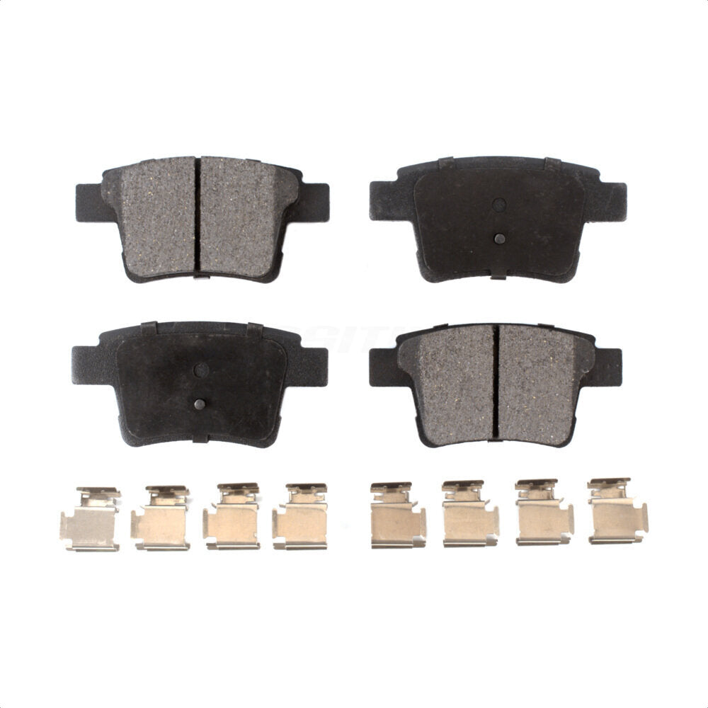 Rear Semi-Metallic Disc Brake Pads PPF-D1071 For Ford Five Hundred Freestyle Taurus Mercury Montego X Sable Jaguar X-Type by Positive Plus