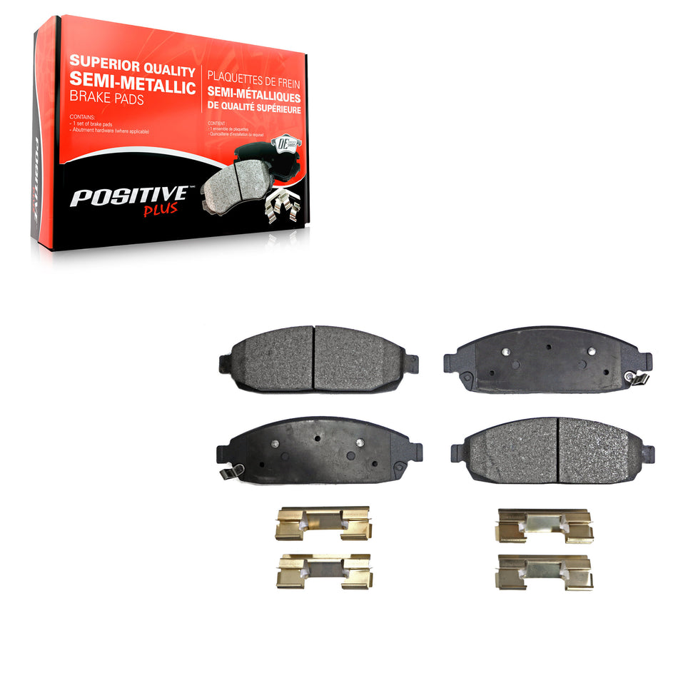 Front Semi-Metallic Disc Brake Pads PPF-D1080 For Jeep Grand Cherokee Commander