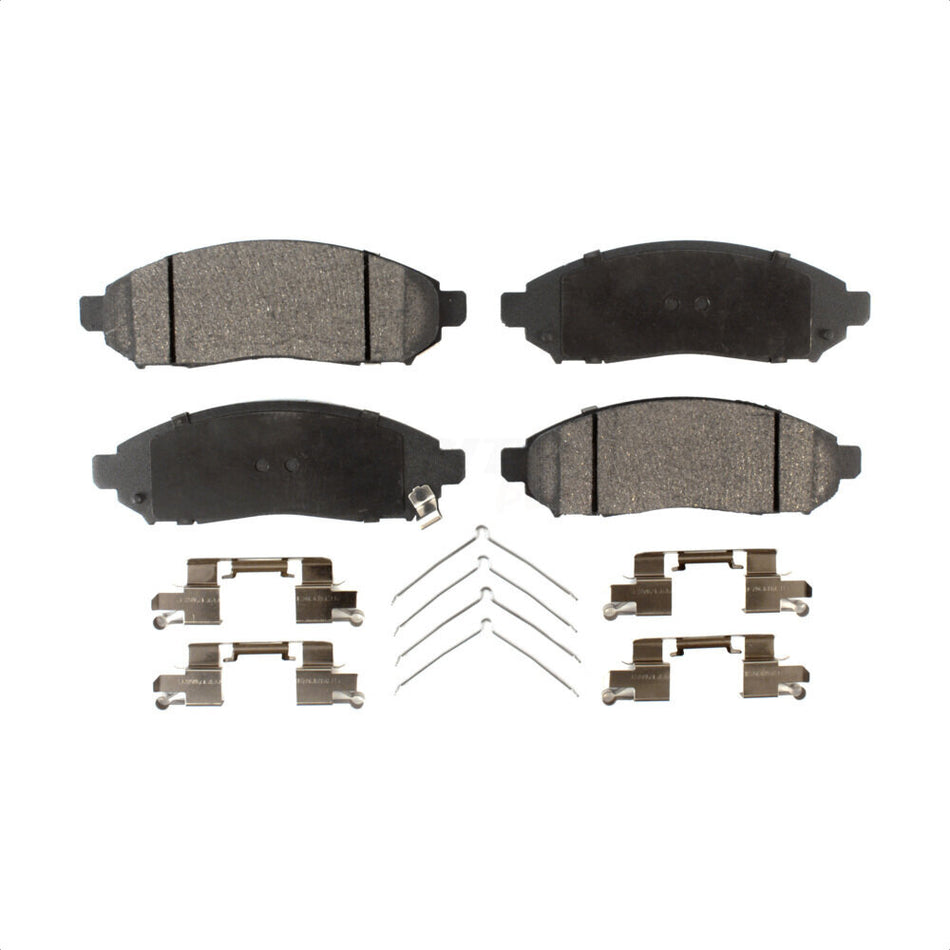 Front Semi-Metallic Disc Brake Pads PPF-D1094 For Nissan Frontier Pathfinder Xterra NV200 LEAF Chevrolet City Express Suzuki Equator by Positive Plus