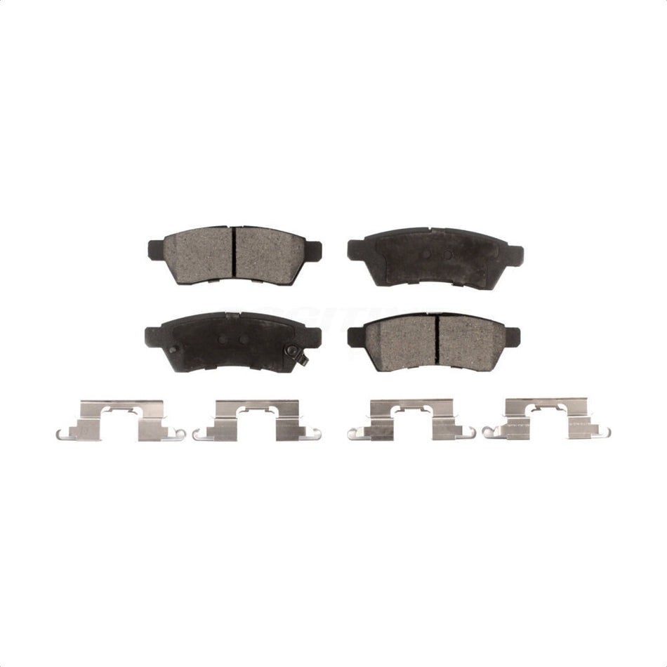 Rear Semi-Metallic Disc Brake Pads PPF-D1100 For Nissan Frontier Xterra Suzuki Equator by Positive Plus