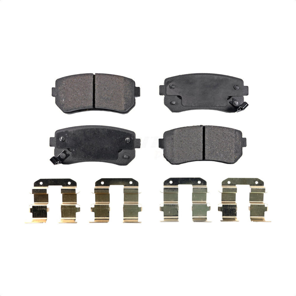 Rear Semi-Metallic Disc Brake Pads PPF-D1157 For Hyundai Kia Tucson Sonata Elantra Sportage Forte Accent Rio Cadenza Koup Rio5 Forte5 by Positive Plus