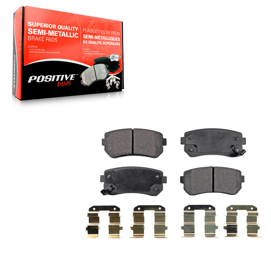 Rear Semi-Metallic Disc Brake Pads PPF-D1157 For Hyundai Tucson Elantra Kia Accent Sportage Forte