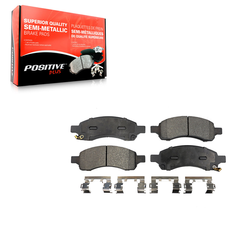 Front Semi-Metallic Disc Brake Pads PPF-D1169 For Chevrolet GMC Colorado Trailblazer Canyon Envoy XL