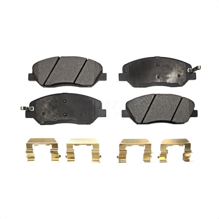 Front Semi-Metallic Disc Brake Pads PPF-D1202 For Hyundai Santa Fe Kia Sedona Genesis Entourage Borrego XL by Positive Plus